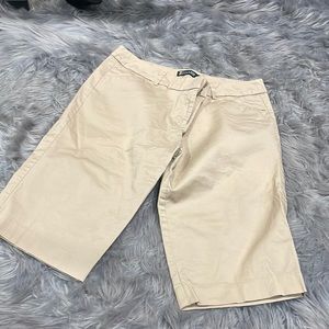 GUC New York and Company long khaki shorts